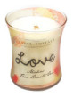 Vonná svíčka dekorativní  Woodwick Love 275 g (Vanilla)