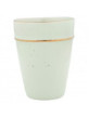 Latté šálek pale green gold