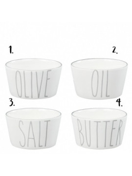 Keramická mistička s nápisem Oil