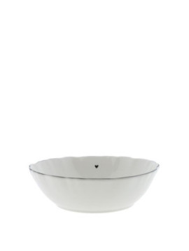 Keramická miska s černým srdíčkem