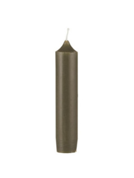 Svíčka short dinner candle Olive 11 cm