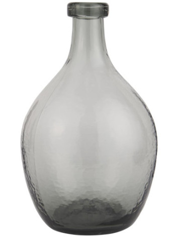 Skleněná váza Baloon šedá 36 cm