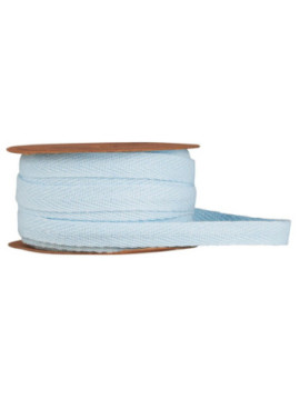 Bleděmodrá bavlněná stuha Light Blue 5 m 