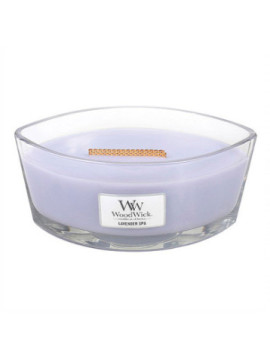 Vonná svíčka WoodWick dekorativní váza levandulová lázeň 453,6 g (Lavender spa)