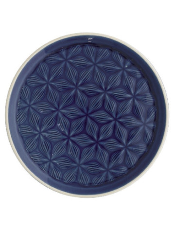 Keramický talíř Kallia dark blue 