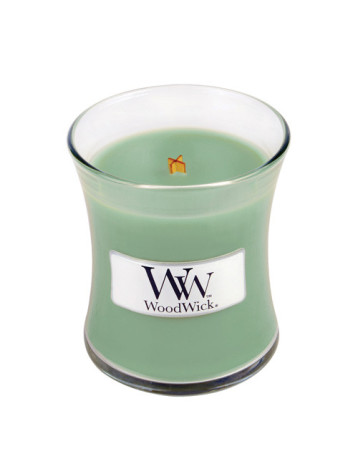Vonná svíčka WoodWick Vrba a mech (White Willow Moss) 85 g