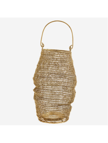 Kovová lucerna Knitted wire lantern