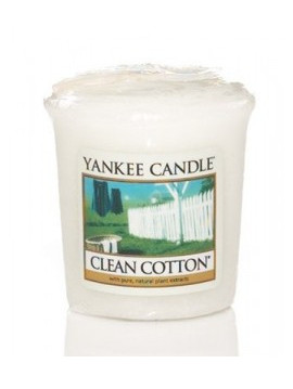 VONNÁ SVÍČKA YANKEE CANDLE CLEAN COTTON VOTIVNÍ