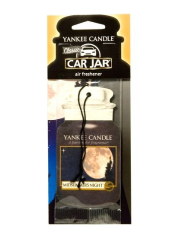 YANKEE CANDLE MIDSUMMERS NIGHT VŮNĚ DO AUTA - PAPÍROVÁ AUTO VISAČKA