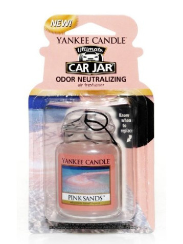 YANKEE CANDLE PINK SANDS VŮNĚ DO AUTA - LUXUSNÍ VISAČKA