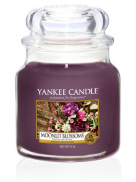 VONNÁ SVÍČKA YANKEE CANDLE MOONLIT BLOSSOMS CLASSIC STŘEDNÍ