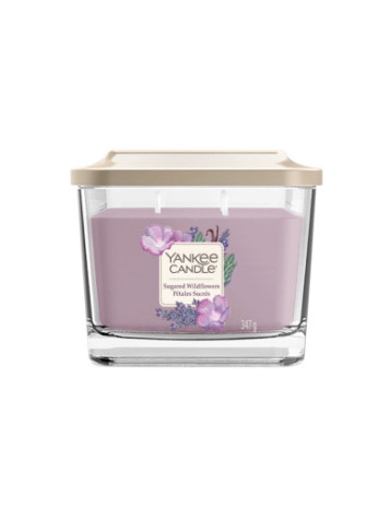 VONNÁ SVÍČKA YANKEE CANDLE ELEVATION SUGARED WILDFLOWERS HRANATÁ STŘEDNÍ 3 KNOTY