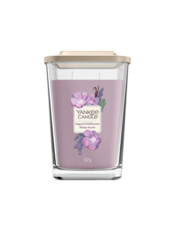 VONNÁ SVÍČKA YANKEE CANDLE ELEVATION SUGARED WILDFLOWERS HRANATÁ VELKÁ 2 KNOTY