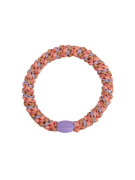 Gumička do vlasů Kknekki CORAL DUSTY LAVENDER GLITTER 