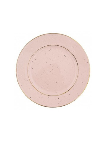 Talíř Pale pink gold
