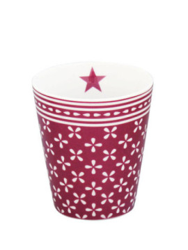 Latté hrnek Plum daisy