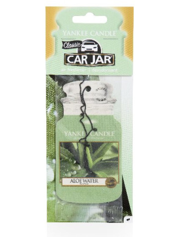 YANKEE CANDLE ALOE WATER VŮNĚ DO AUTA - PAPÍROVÁ AUTO VISAČKA