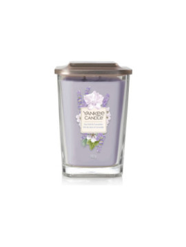 VONNÁ SVÍČKA YANKEE CANDLE ELEVATION SEA SALT & LAVENDER HRANATÁ VELKÁ 2 KNOTY