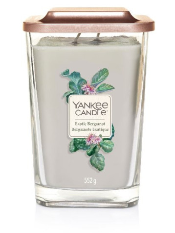 VONNÁ SVÍČKA YANKEE CANDLE ELEVATION EXOTIC BERGAMOT HRANATÁ VELKÁ 2 KNOTY