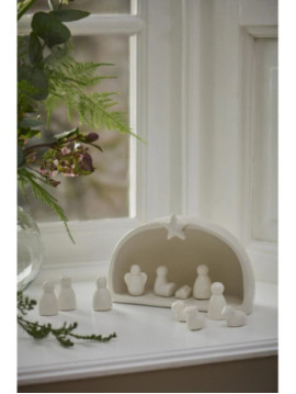 Vánoční porcelánový betlém 