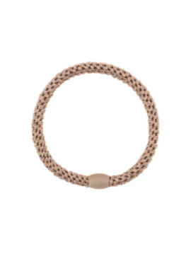 Gumička do vlasů Kknekki Slim TAUPE GLITTER