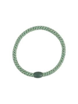 Gumička do vlasů Kknekki Slim PISTACIO GLITTER